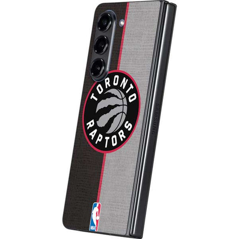 NBA Toronto Raptors Split Canvas Galaxy Z Fold5 5G Skin